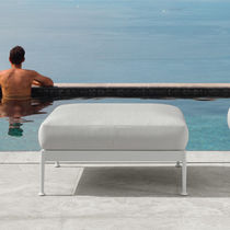 Pouf contemporain / en tissu / en aluminium...