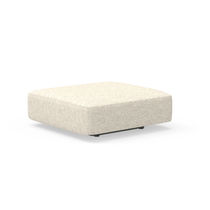 Pouf contemporain / en tissu / carré / d'extérieur
