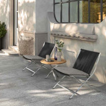 Table d'appoint contemporaine / en teck...