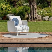 Fauteuil contemporain / en tissu / en aluminium...