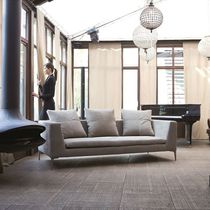 Canapé d'angle / contemporain / en tissu...