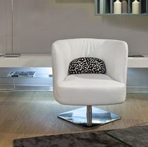 Fauteuil contemporain / en cuir / en tissu...