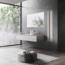 Meuble vasque mural / en bois / contemporain...