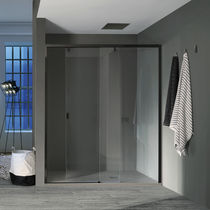 Cabine de douche en chrome / en verre /...