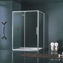 Cabine de douche à l'italienne / en aluminium...