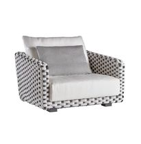 Fauteuil contemporain / en Sunbrella® /...