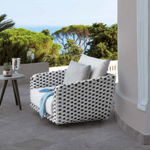 Fauteuil contemporain / en Sunbrella® /...