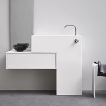 Vasque sur pied / en Corian® / avec tiroir...