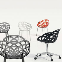 Chaise contemporaine / en polycarbonate...