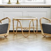 Table basse contemporaine / en rotin / en...