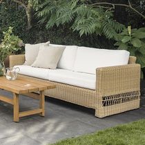 Canapé contemporain / de jardin / blanc...