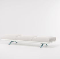 Banquette contemporaine / en tissu / en...