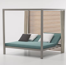 Lit de jardin à baldaquin / double / contemporain...