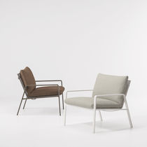 Fauteuil contemporain / en tissu / en cuir...