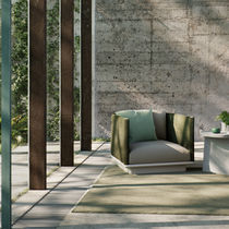Fauteuil contemporain / en tissu / en aluminium...
