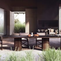 Table à manger contemporaine / en céramique...