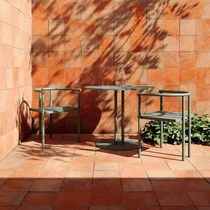 Chaise minimaliste / en aluminium / avec...