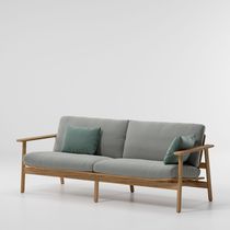 Canapé contemporain / de jardin / gris /...