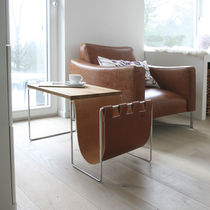 Table d'appoint contemporaine / en acier...