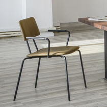 Chaise visiteur contemporaine / tapissée...