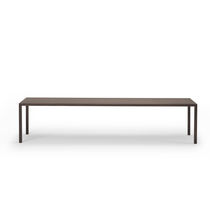 Banc contemporain / en bois / en cuir /...