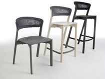 Tabouret de bar contemporain / en hêtre...