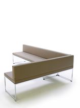 Banquette contemporaine / en tissu / en...