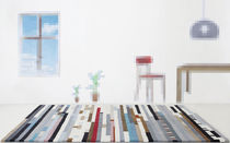 Tapis contemporain / à rayures / en laine...