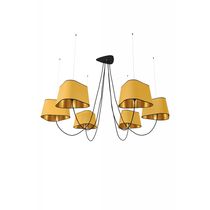 Lustre contemporain / en acier laqué / en...