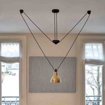 Éclairage sur câble à LED / rond / en acier...