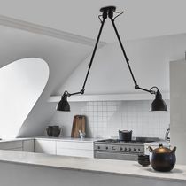 Plafonnier contemporain / rond / en acier...