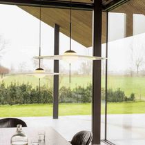 Suspension / en aluminium / en verre / contemporaine