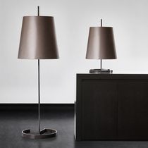 Lampe sur pied / en métal / en tissu / contemporaine