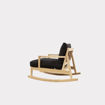 Fauteuil contemporain / en tissu / en bois...