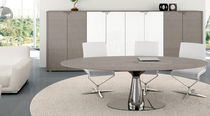 Table de réunion contemporaine / en bois...