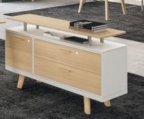 Armoire de classement basse / en chêne /...