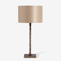 Lampe de table / en tissu / en laiton /...