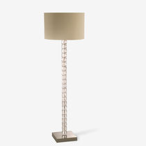 Lampe sur pied / en laiton / en soie / en...