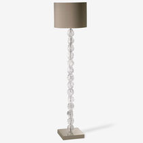 Lampe sur pied / en laiton / en soie / en...