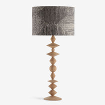 Lampe de table / en tissu / en laiton /...