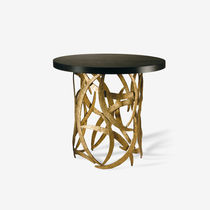 Table d'appoint contemporaine / en chêne...