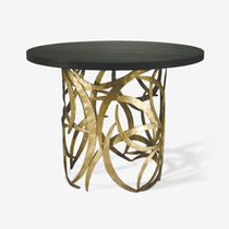 Table d'appoint contemporaine / en chêne...