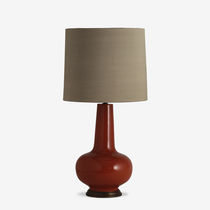 Lampe de table / en céramique / en soie...