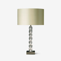 Lampe de table / en verre soufflé / en laiton...