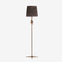 Lampe sur pied / en lin / en acier / en...