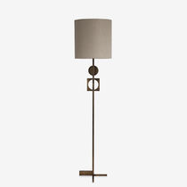 Lampe sur pied / en lin / en soie / en laiton