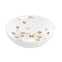 Vasque à poser / en porcelaine / ronde /...
