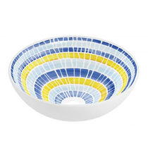 Vasque à poser / en porcelaine / ronde /...