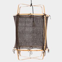 Suspension / en soie / en bambou / contemporaine