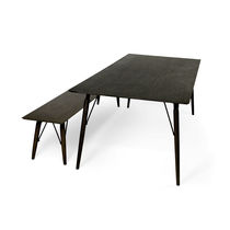 Banc contemporain / en chêne / sans dossier...